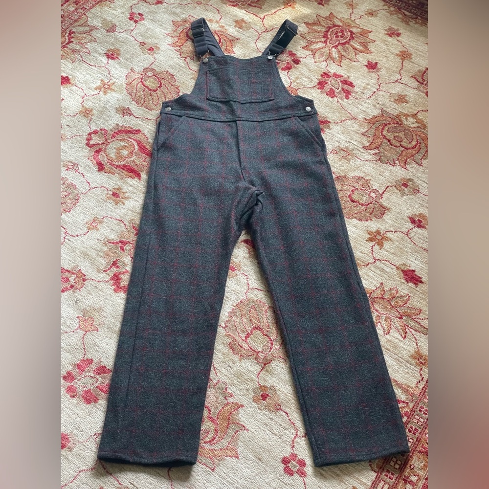 Men's Vintage Wool Hunting Overalls
